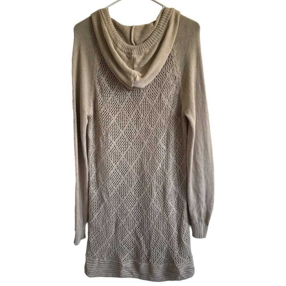 PrAna Sugar Beach Tan Tunic Sweater, Size S
